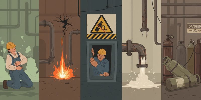 The Most Common Gas Hazards in the Workplace